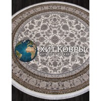 Иранский ковер Kashan 752090 Крем круг